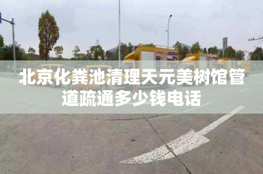 北京化粪池清理天元美树馆管道疏通多少钱电话