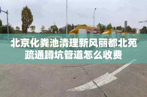 北京化粪池清理新风丽都北苑疏通蹲坑管道怎么收费