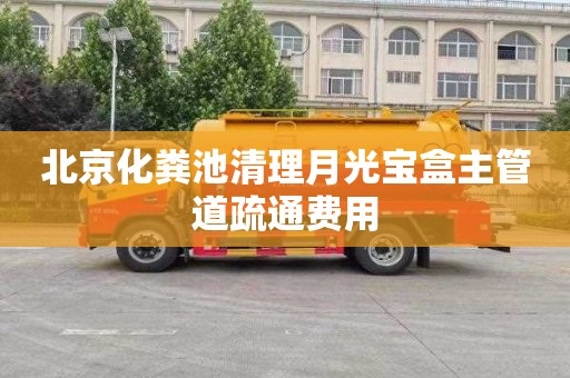 北京化粪池清理月光宝盒主管道疏通费用