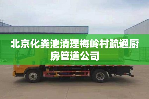 北京化粪池清理梅岭村疏通厨房管道公司