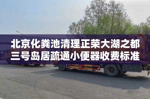 北京化粪池清理正荣大湖之都三号岛居疏通小便器收费标准