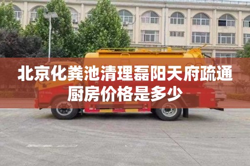 北京化粪池清理磊阳天府疏通厨房价格是多少