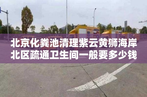 北京化粪池清理紫云黄狮海岸北区疏通卫生间一般要多少钱