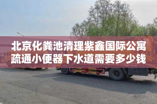 北京化粪池清理紫鑫国际公寓疏通小便器下水道需要多少钱