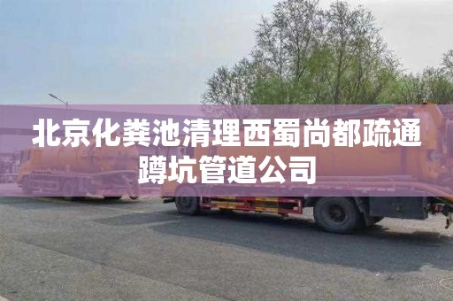 北京化粪池清理西蜀尚都疏通蹲坑管道公司