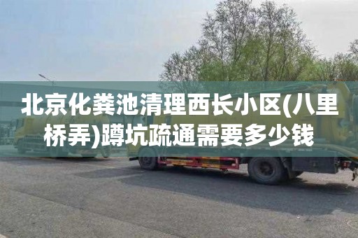 北京化粪池清理西长小区(八里桥弄)蹲坑疏通需要多少钱