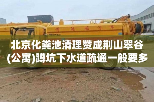 北京化粪池清理赞成荆山翠谷(公寓)蹲坑下水道疏通一般要多少钱