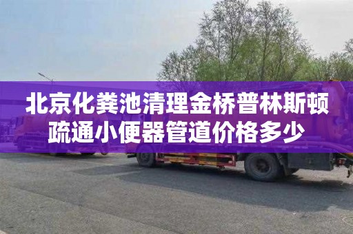 北京化粪池清理金桥普林斯顿疏通小便器管道价格多少