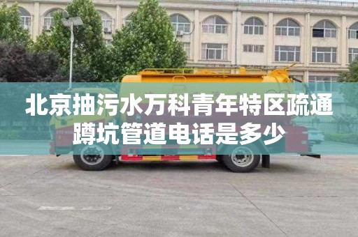 北京抽污水万科青年特区疏通蹲坑管道电话是多少