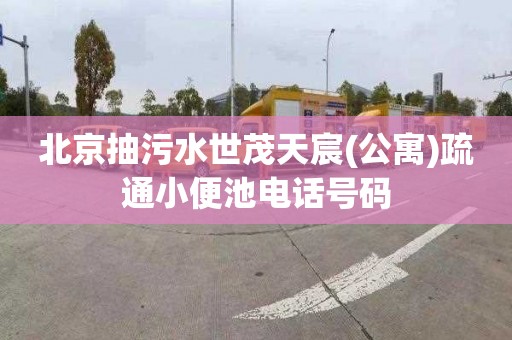 北京抽污水世茂天宸(公寓)疏通小便池电话号码