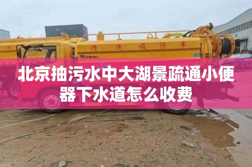 北京抽污水中大湖景疏通小便器下水道怎么收费