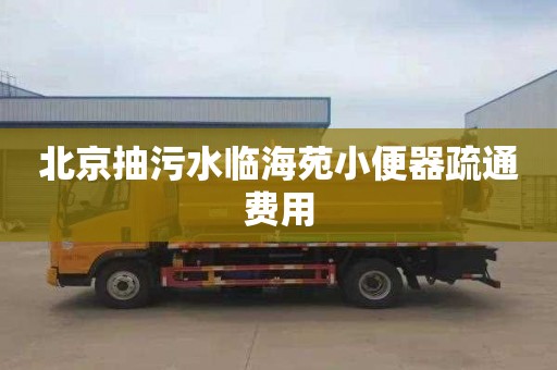北京抽污水临海苑小便器疏通费用