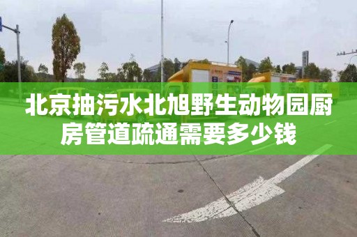 北京抽污水北旭野生动物园厨房管道疏通需要多少钱