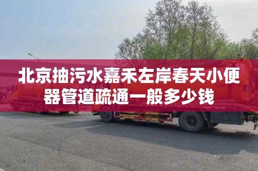 北京抽污水嘉禾左岸春天小便器管道疏通一般多少钱