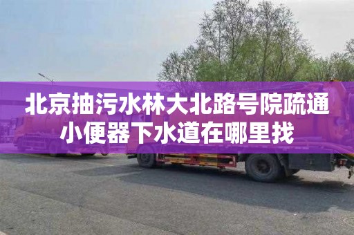 北京抽污水林大北路号院疏通小便器下水道在哪里找