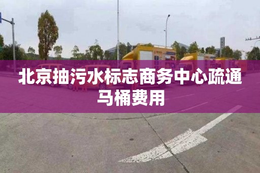 北京抽污水标志商务中心疏通马桶费用