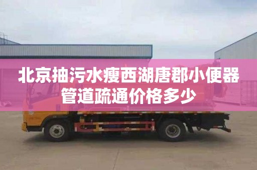 北京抽污水瘦西湖唐郡小便器管道疏通价格多少