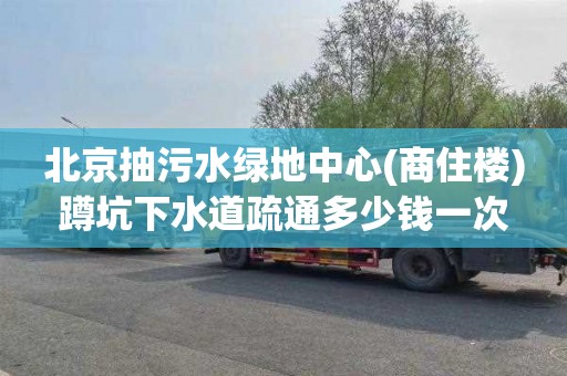 北京抽污水绿地中心(商住楼)蹲坑下水道疏通多少钱一次