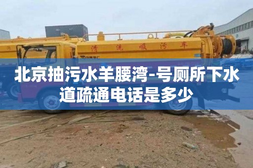 北京抽污水羊腰湾-号厕所下水道疏通电话是多少