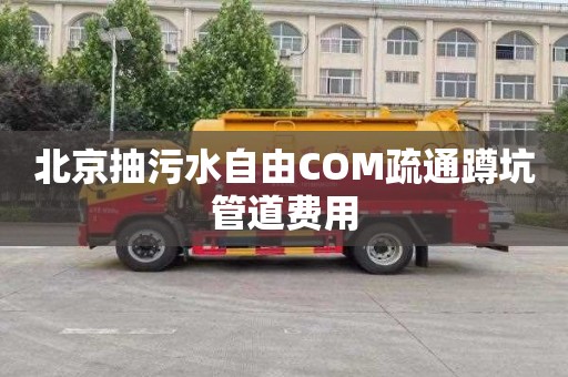 北京抽污水自由COM疏通蹲坑管道费用