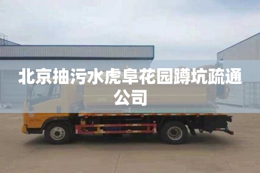 北京抽污水虎阜花园蹲坑疏通公司