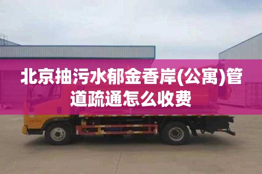 北京抽污水郁金香岸(公寓)管道疏通怎么收费