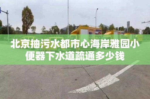 北京抽污水都市心海岸雅园小便器下水道疏通多少钱