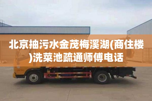 北京抽污水金茂梅溪湖(商住楼)洗菜池疏通师傅电话