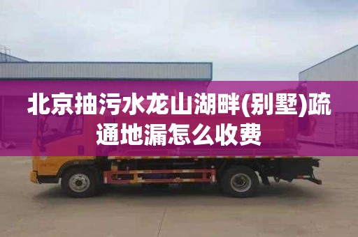 北京抽污水龙山湖畔(别墅)疏通地漏怎么收费