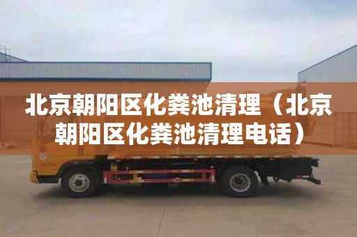 北京朝阳区化粪池清理（北京朝阳区化粪池清理电话）