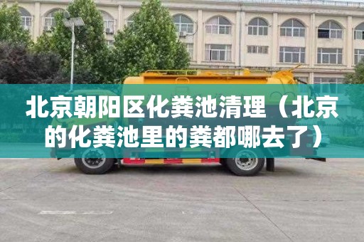 北京朝阳区化粪池清理（北京的化粪池里的粪都哪去了）