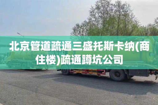 北京管道疏通三盛托斯卡纳(商住楼)疏通蹲坑公司