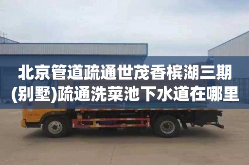 北京管道疏通世茂香槟湖三期(别墅)疏通洗菜池下水道在哪里找