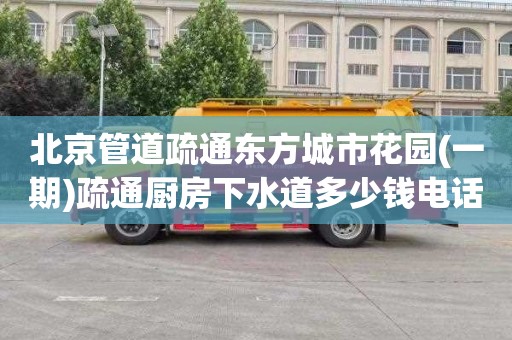 北京管道疏通东方城市花园(一期)疏通厨房下水道多少钱电话
