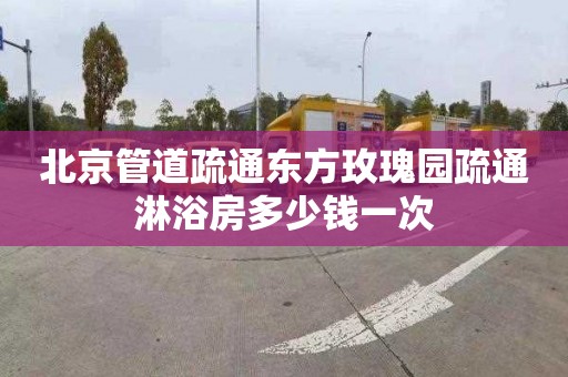 北京管道疏通东方玫瑰园疏通淋浴房多少钱一次