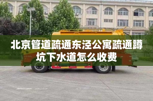 北京管道疏通东泾公寓疏通蹲坑下水道怎么收费
