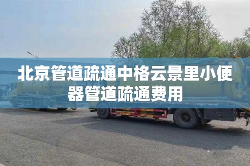 北京管道疏通中格云景里小便器管道疏通费用