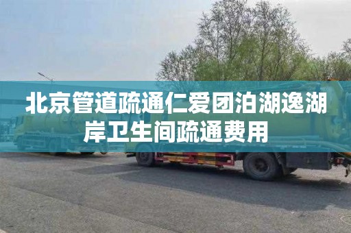 北京管道疏通仁爱团泊湖逸湖岸卫生间疏通费用