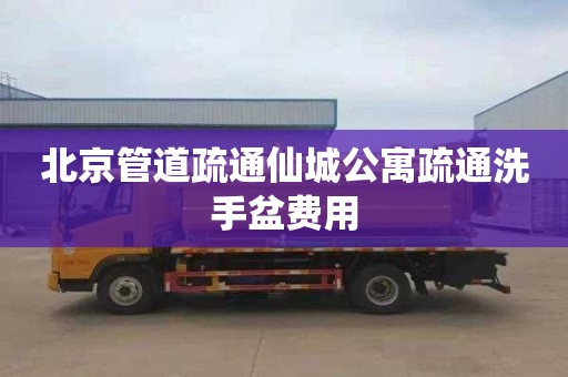 北京管道疏通仙城公寓疏通洗手盆费用