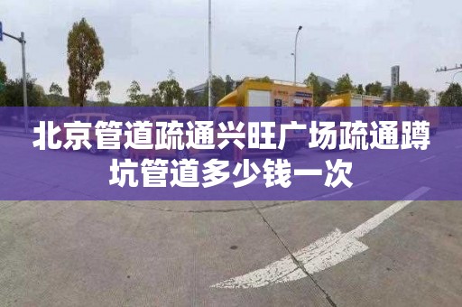 北京管道疏通兴旺广场疏通蹲坑管道多少钱一次