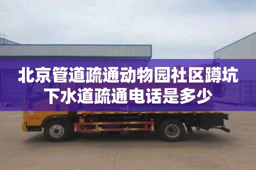 北京管道疏通动物园社区蹲坑下水道疏通电话是多少