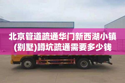 北京管道疏通华门新西湖小镇(别墅)蹲坑疏通需要多少钱