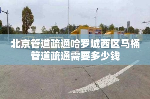 北京管道疏通哈罗城西区马桶管道疏通需要多少钱