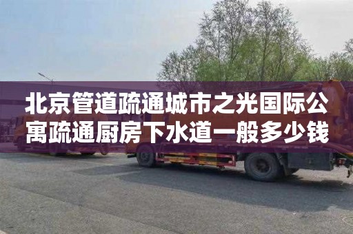北京管道疏通城市之光国际公寓疏通厨房下水道一般多少钱