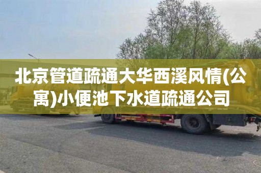 北京管道疏通大华西溪风情(公寓)小便池下水道疏通公司