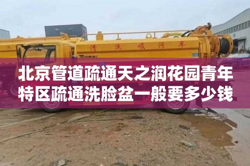 北京管道疏通天之润花园青年特区疏通洗脸盆一般要多少钱