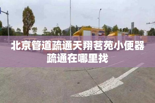 北京管道疏通天翔茗苑小便器疏通在哪里找