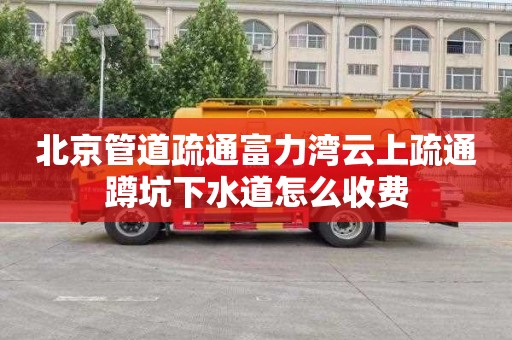 北京管道疏通富力湾云上疏通蹲坑下水道怎么收费