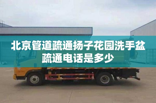 北京管道疏通扬子花园洗手盆疏通电话是多少