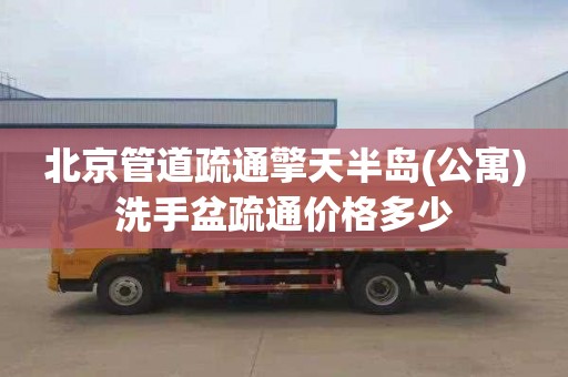 北京管道疏通擎天半岛(公寓)洗手盆疏通价格多少